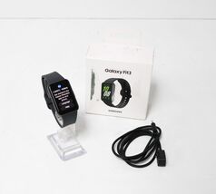 Samsung Galaxy Fit3 SM-R390 Aluminum Smartwatch 40mm BT - Dark Gray - $740.13 MXN