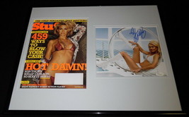 Kelly Carlson Signed Framed 2005 Stuff Magazine Cover &amp; Photo Set JSA Nip Tuck - £98.62 GBP