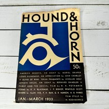 Hound &amp; Horn Vol. VI No. 2 January-March 1933 - Vintage Literary Magazine - £25.31 GBP