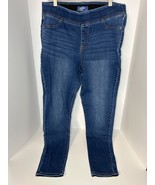 Old Navy Rockstar Mid-Rise Dark Wash Pull On Jeggings Jeans 14 Regular 3... - $350.90 MXN