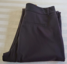 NWT Nine West Black Slimming Dress Pants Size 14 Stretch Wide Leg - £15.47 GBP