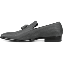 Stacy Adams Men's Tazewell Plain Toe Tassel Slip On Gray 25343-020 image 4