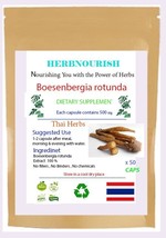 Boesenbergia rotunda Capsules Digestive Health 50x500 mg - $184.14 MXN