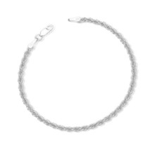 925 Sterling Silver Clasp Rope Bracelets 2/3/5mm for - £41.03 GBP