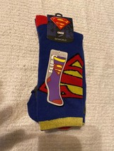 Mens/Womens Superman Bizarro Reversible Crew Socks One Size Superhero Socks - £5.45 GBP
