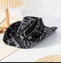 Western Black Denim Hat - $29.00