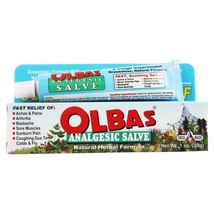 Olbas Analgesic Salve Natural Herbal Formula Pain Relieving Cream, 1 Ounces - $12.95