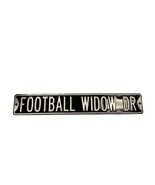 Vtg  FOOTBALL WIDOW DR License Plate Metal Sign 36” x 6” Man Cave Decor ... - £46.70 GBP