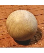 Wood round 1&quot; diameter balls --solid Maple  - $36.50 MXN