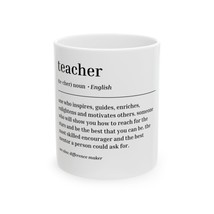 Inspiring Teacher Ceramic Mug | Gift for Educators, Motivational Coffee Cup - $264.67 MXN+