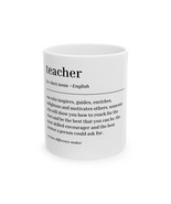 Inspiring Teacher Ceramic Mug | Gift for Educators, Motivational Coffee Cup - $264.67 MXN+