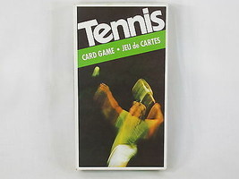 Tennis Card Game 1975 Parker Brothers 100% Complete Excellent Plus Bilingual - $11.90
