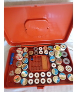 Wilson Company Sewing Storage Box with 42 Spools (#5742) - £29.87 GBP