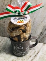 Borgo de Medici Caffee Roma  Italy Coffee/Bakery Cookies Cup Almond Biscotti. - £23.59 GBP