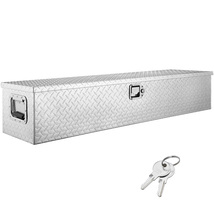 VEVOR Heavy Duty Aluminum Truck Bed Tool Box, Diamond Plate, 48"x15"x15"... - $177.99