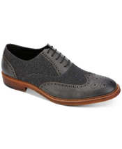 Kenneth Cole Reaction Mens Fabric Lace up Casual Oxfords, Various Options - $74.00
