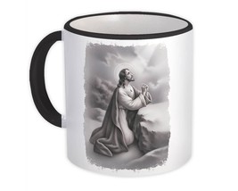 Jesus Praying On The Rock : Gift Mug Christian Catholic Church Faith Religious P - £12.51 GBP
