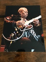 Vintage B.B. King 8x10 Glossy Photo Playing Guitar - $10.90 CAD