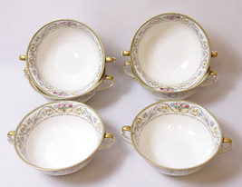 6 Imperial Bohemian Monterey Bone China Soup/Dessert Bowls Czechoslovaki... - £37.85 GBP