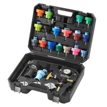 VEVOR 28 Pcs Radiator Pressure Tester Coolant Vacuum Purge Refill With A... - $144.36