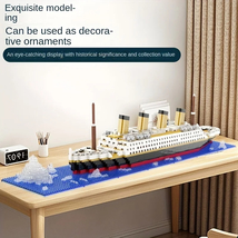 Building block assembly toy Titanic giant boy girl puzzle cruise ship model - £11.80 GBP+