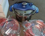 T-Fal Clipso Stainless Steel Pressure Cooker 6L W/Accessories Made In Fr... - $118.79