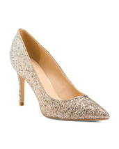 New Marc Fisher Gold Embellished Pointy Pumps Size 8.5 M - £55.47 GBP
