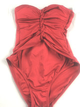 Ladies Size S One Piece Swimsuit Red Padded Bra $86 New With Tags Apt 9  - £33.74 GBP