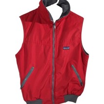Patagonia Kids Youth Size S Small (7-8) Red  Full Zip Vest Fleece Inside (Flaws) - £23.52 GBP
