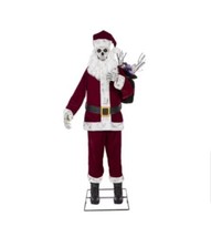 6 ft. Animated LED Skeleton Santa Christmas Xmas Gift Holiday db - £316.53 GBP