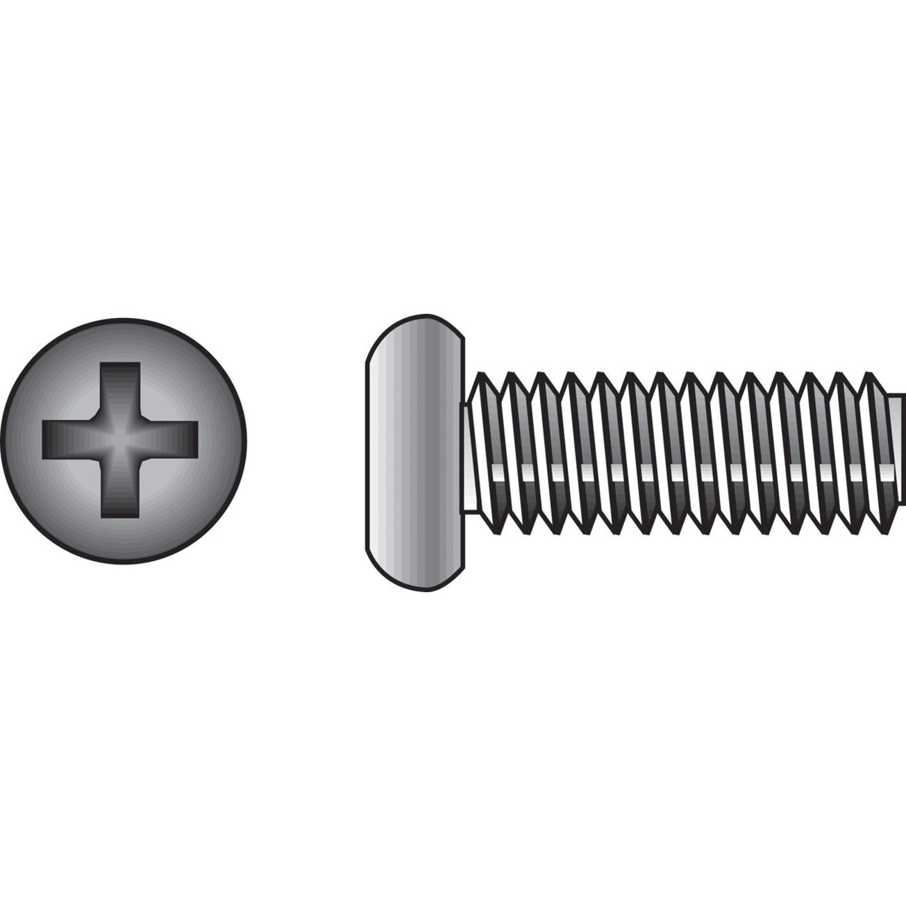 Hillman No. 6-32 in. x 3/4 in. L Phillips Pan Head Stainless Steel Machi... - $20.21