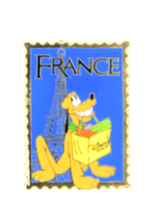 Disney 2002 12 Months Of Magic Disney Store Country Stamp France Pluto Pin#14391 - £11.13 GBP