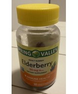 Spring Valley 30 Adult Vegetarian Elderberry Gummies 50mg - £7.47 GBP