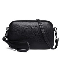 Fashion Women&#39;s Bags Leather Simple Solid Handbag Small  Bags Female Crossbody M - £147.51 GBP