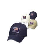 USA Flag Khaki Golf Hat - Free Masters BM w/ Purch - Dorfm Pacific - $22.26
