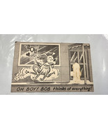 Black &amp; White Hand Stamped 3 Cent Postcard 1958-1962 Bob&#39;s Restaurant SF - $365.56 MXN