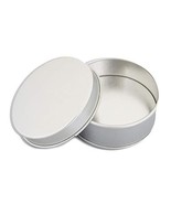 Fujiyuan 2 Pcs Round 22mm Tinplate Iron Tin Storage Case Container Boxes... - $109.66 MXN
