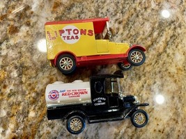 Lot 2 Classics CORGI CLASSICS LIPTON&#39;S TEA and LLEDO CHEVRON RED CROWN C... - $269.00 MXN