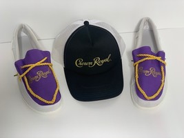 Crown Royal Inspired Set: Mesh Hat &amp; Bag-Style Loafers Combo 10 men 11.5 Woman  - £17.30 GBP