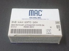 MAC 34B-AAA-GDFE-1KA 56000 provoast automation control 004 MAC valves Inc. New - £168.12 GBP