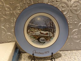 Dashing Through the Snow 1979 Avon Christmas Plate by Enoch Wedgwood w/ Box - £14.46 GBP