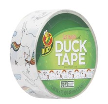 Duck Tape Brand Duct Tape, White Whimsical Unicorn, 1.88&quot; W x 10 Yd - $10.95