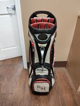 Titleist 14 Divider Golf Cart Bag Red/Black/White - $94.05