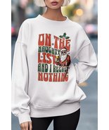 On The Naughty List Christmas Graphic Fleece Sweatshirt - $39.99