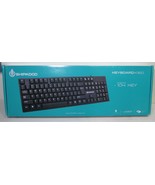 Shipadoo 104 Key K160 Wired USB Full Sized Keyboard - Black - New  - £10.40 GBP