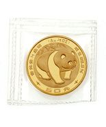 1983 1/2 OZ 999 Oro Mint Sellado China Panda Bu Estado - $46,336.04 MXN