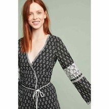 New Anthropologie Gabbi Embroidered Romper by Valiante  $239 Size 6 Black - £35.39 GBP