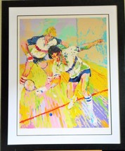 Leroy Neiman Racquetball Hand S/N LE Serigraph Framed racket player sports art - £1,528.88 GBP