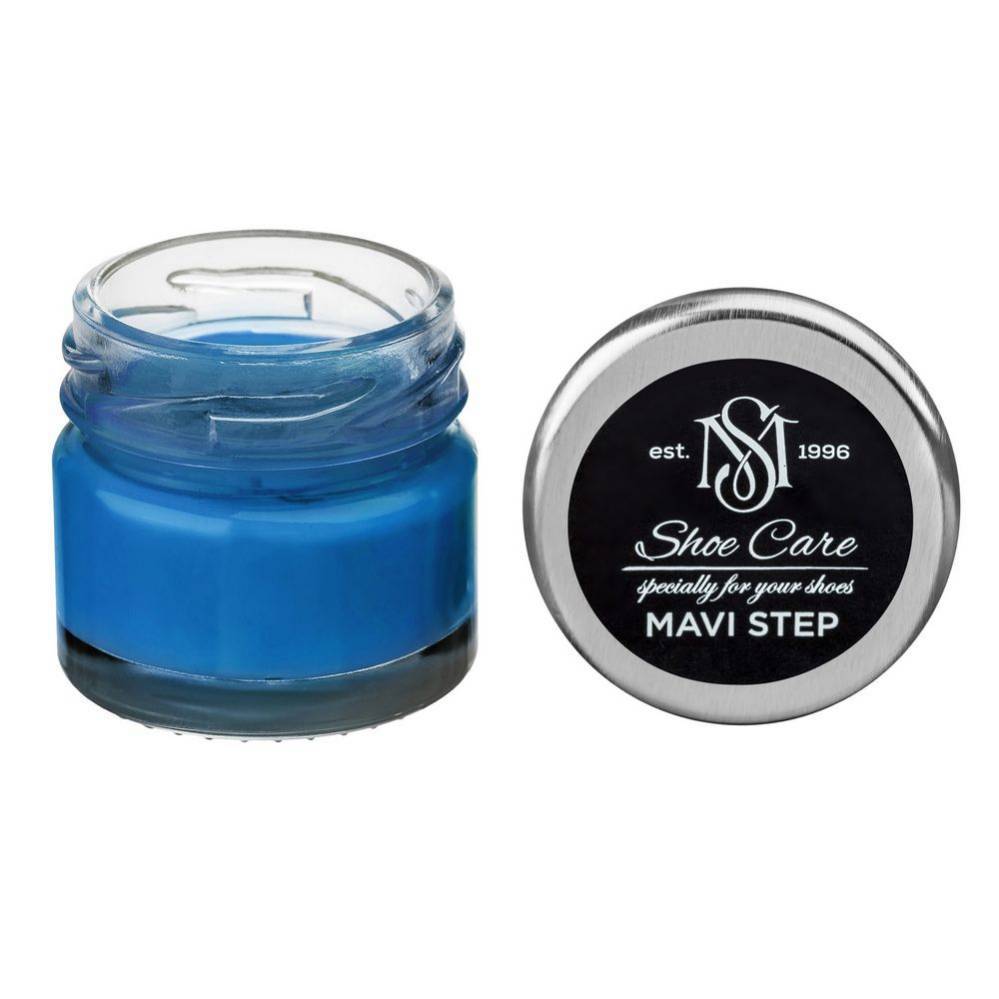 MAVI STEP Creme de Beaute Wax-Based Leather Shoe Cream - 122 Sky Blue - ... - $14.99