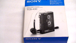 Restored Vintage Sony Walkman Cassette Recorder TCS-430, Works Very Well - £235.14 GBP